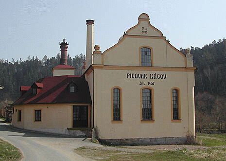 Pohled na pivovar.